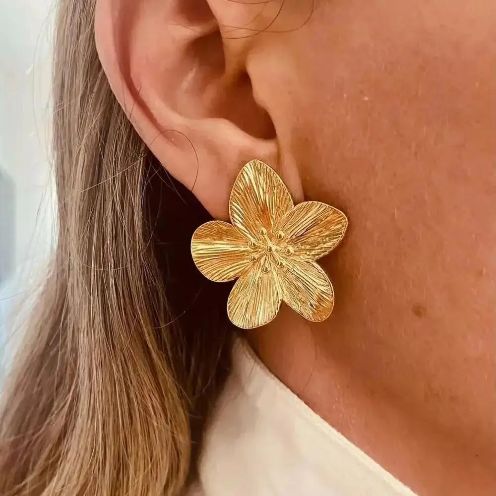 Boucle d'oreille femme fleur Lydie - Ma boutique