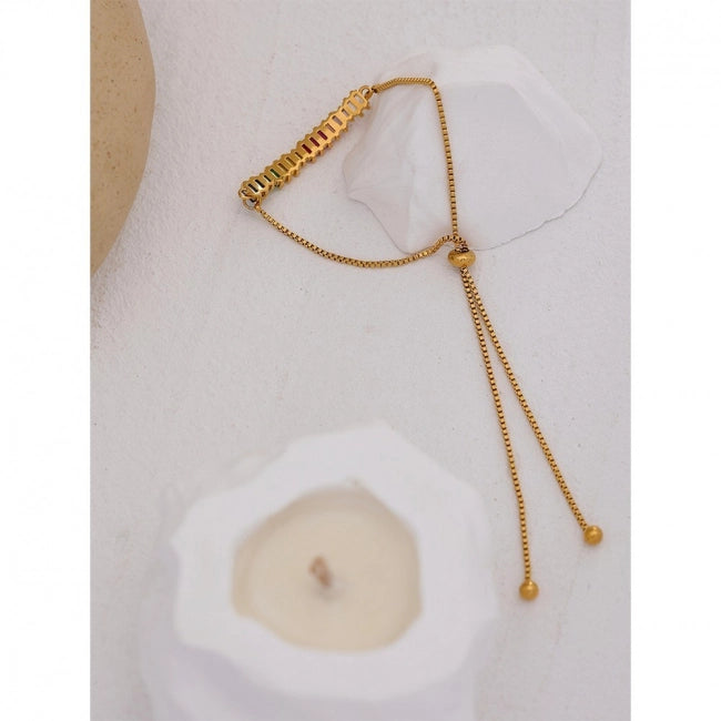 Bracelet à maille fine et pierres Astra - Ma boutique