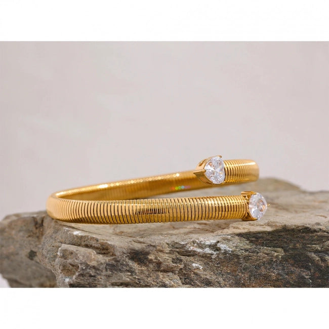 Bracelet avec coeur jonc Astréa - Ma boutique