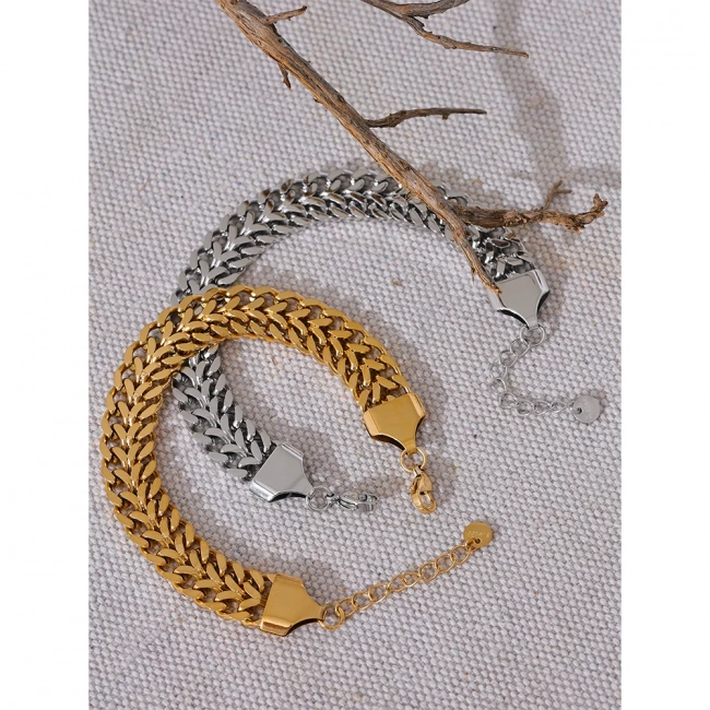 Bracelet chaîne à maille Callisto - Ma boutique