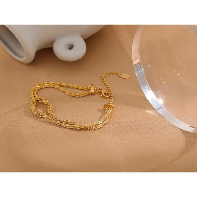 Bracelet infini à maille fine Maia - Ma boutique