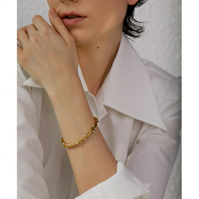 Bracelet jonc à pierres Galaxia - Ma boutique