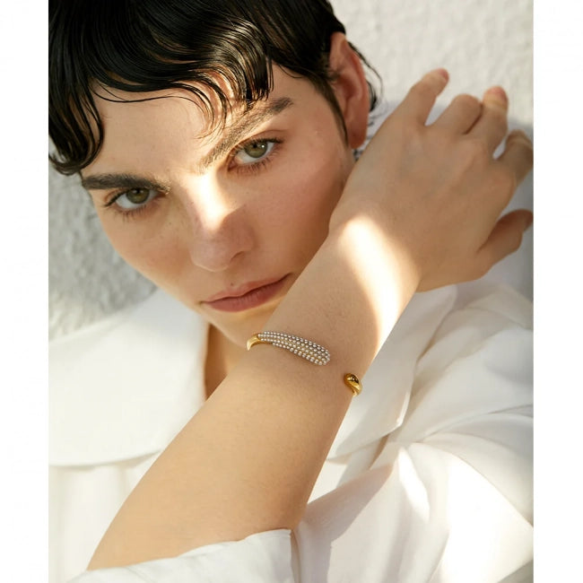 Bracelet jonc à pierres Vénusia - Ma boutique
