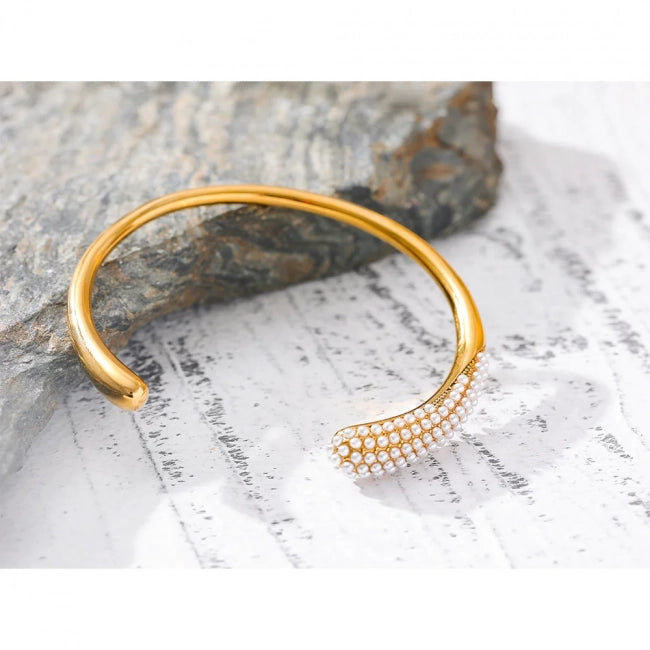 Bracelet jonc à pierres Vénusia - Ma boutique
