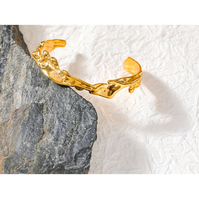 Bracelet jonc martelé Astralis - Ma boutique
