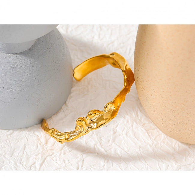 Bracelet jonc martelé Astralis - Ma boutique