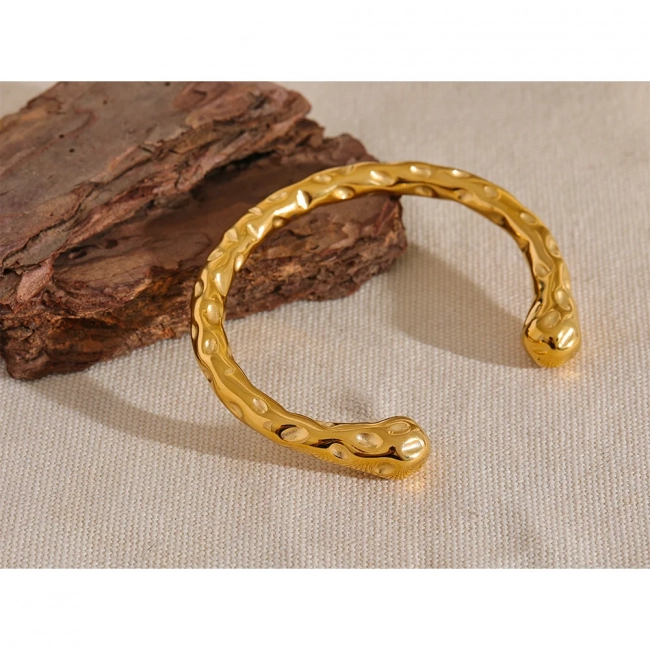 Bracelet jonc ouvert or Arcana - Ma boutique
