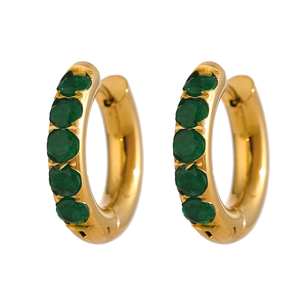 Boucle d'oreille or créole Nérée - Ma boutique