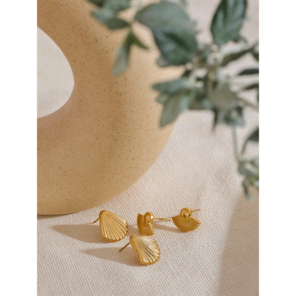 Boucle d'oreille coquillage Zéphyr - Ma boutique