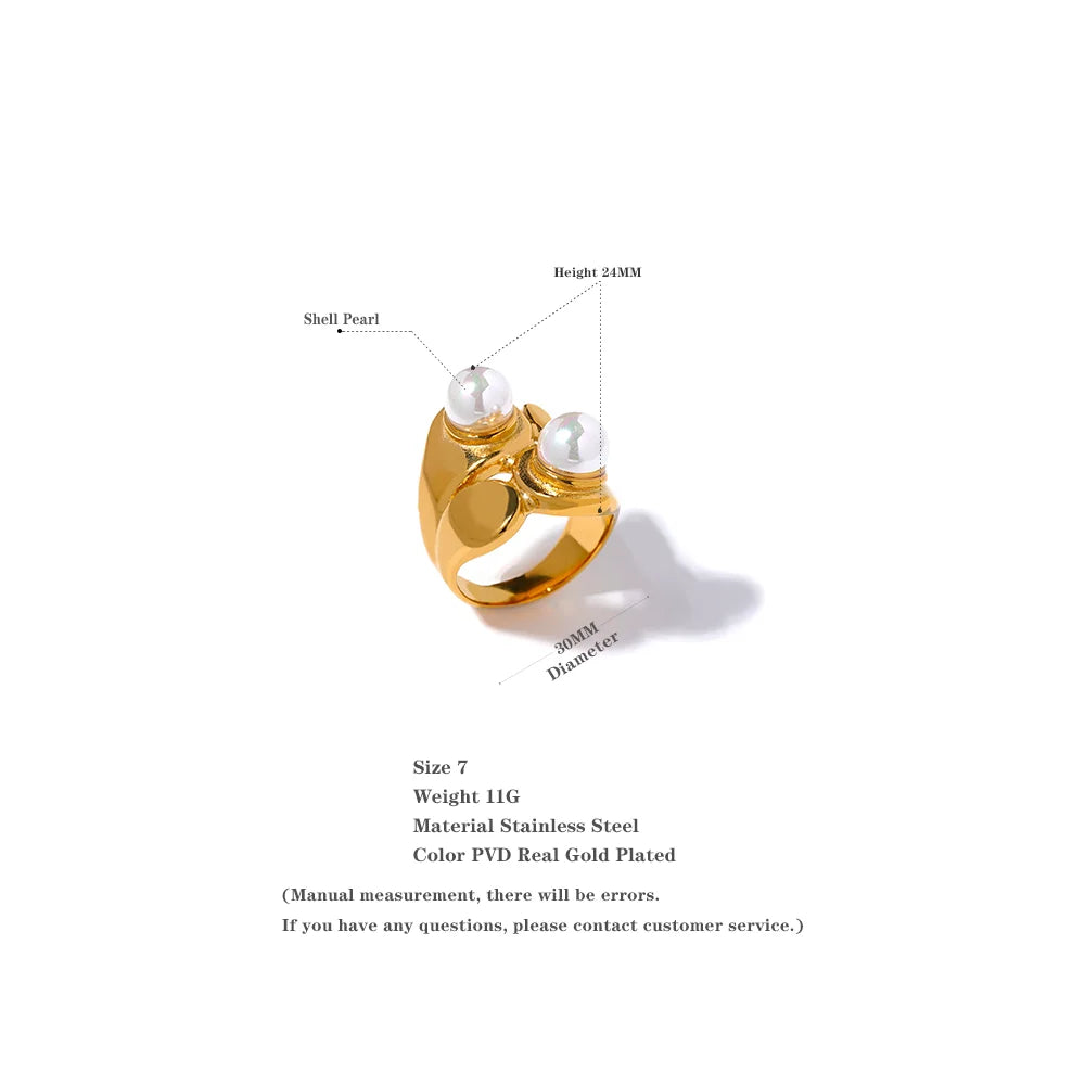Bague en or avec perle de culture Téa - Ma boutique