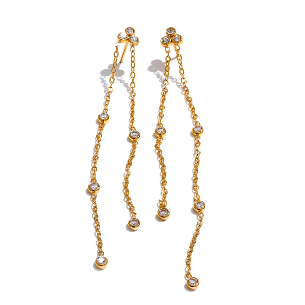 Boucle d'oreille pendante Pascaline - Ma boutique
