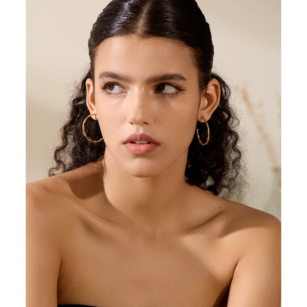Boucle d'oreille créole Anthea - Ma boutique