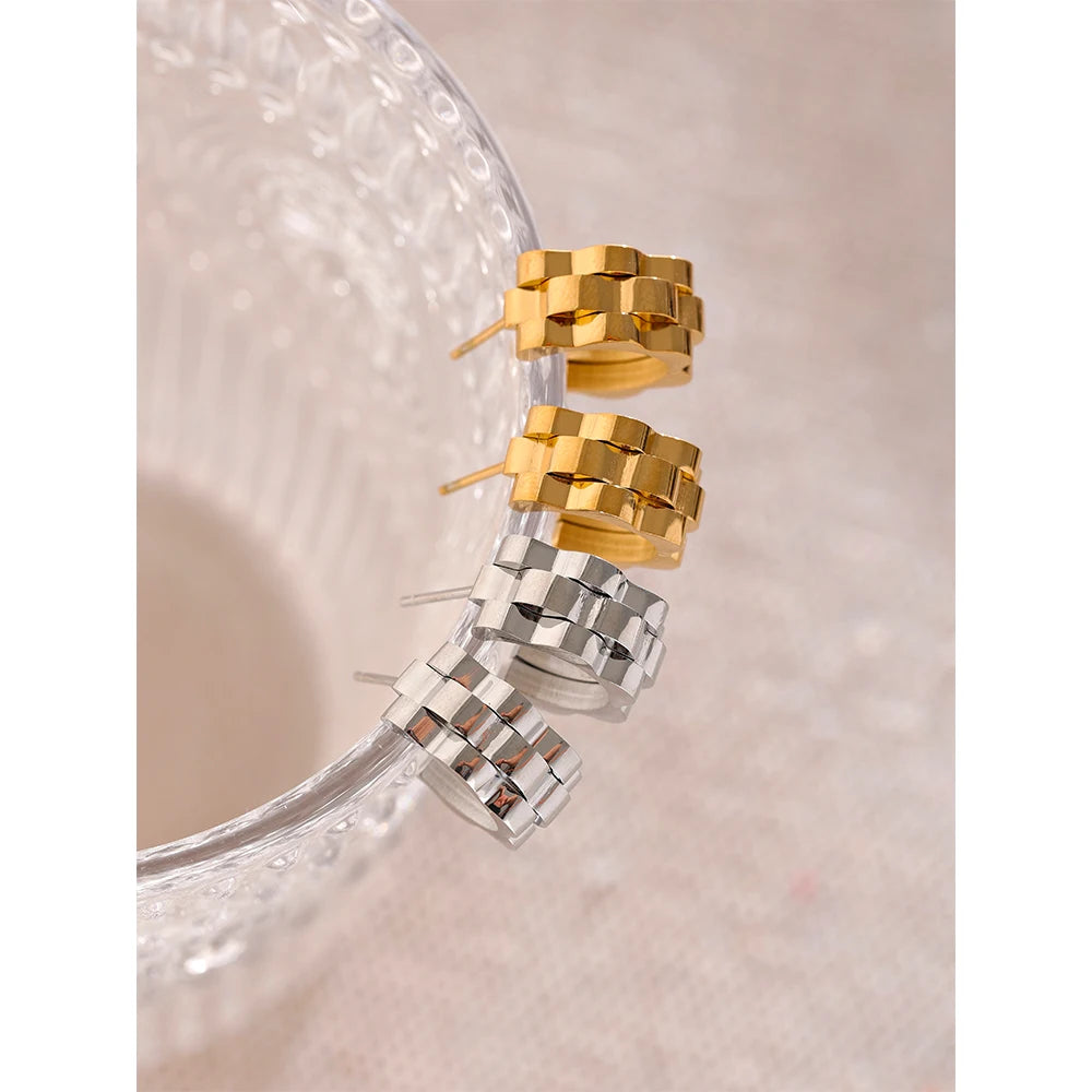 Boucle d'oreille géométrique Gaïa - Ma boutique