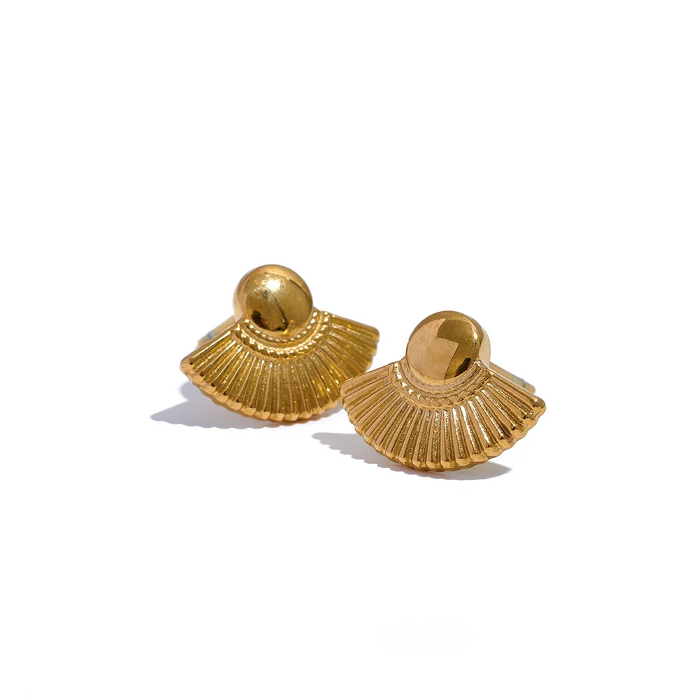 Boucle d'oreille coquillage Zéphyr - Ma boutique