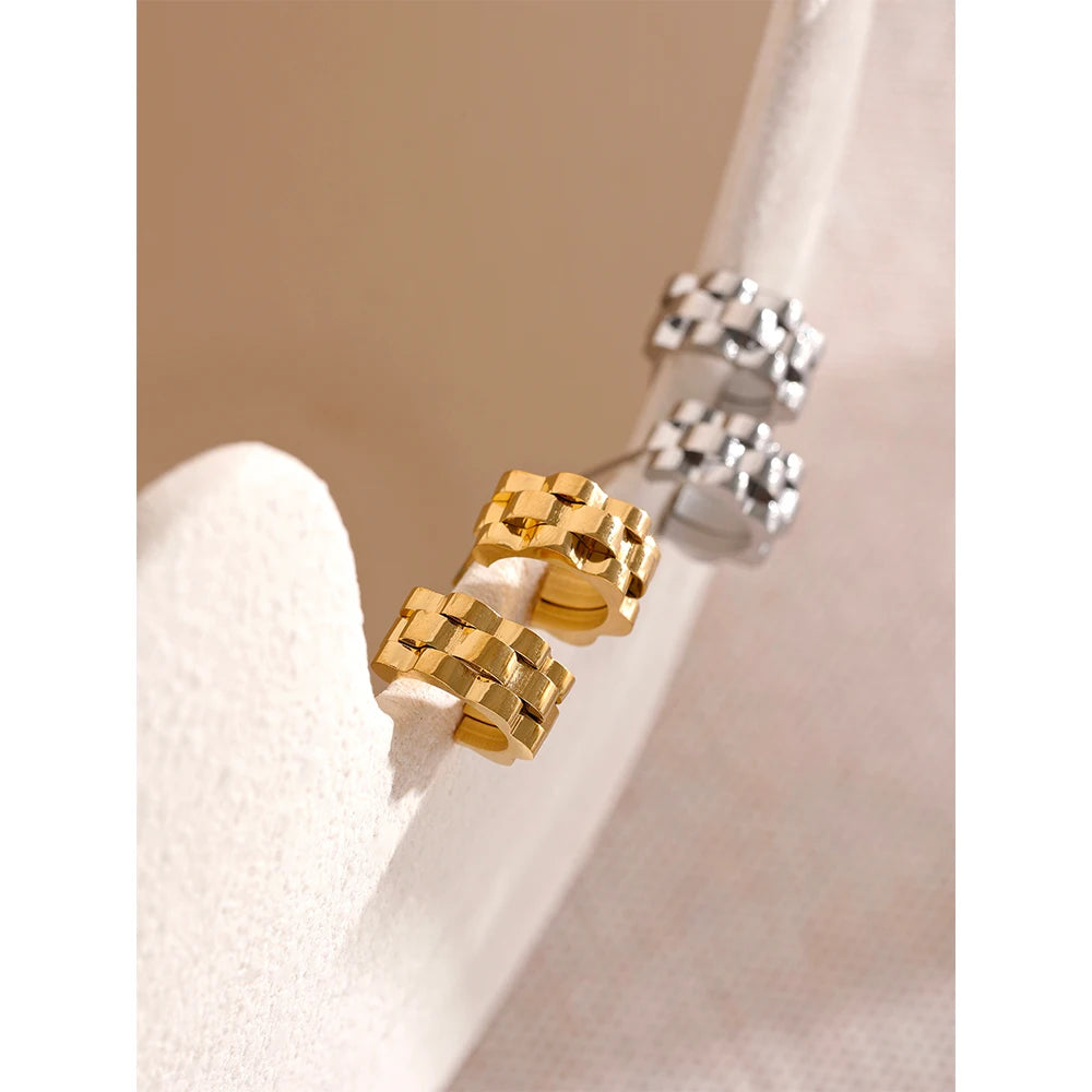 Boucle d'oreille géométrique Gaïa - Ma boutique