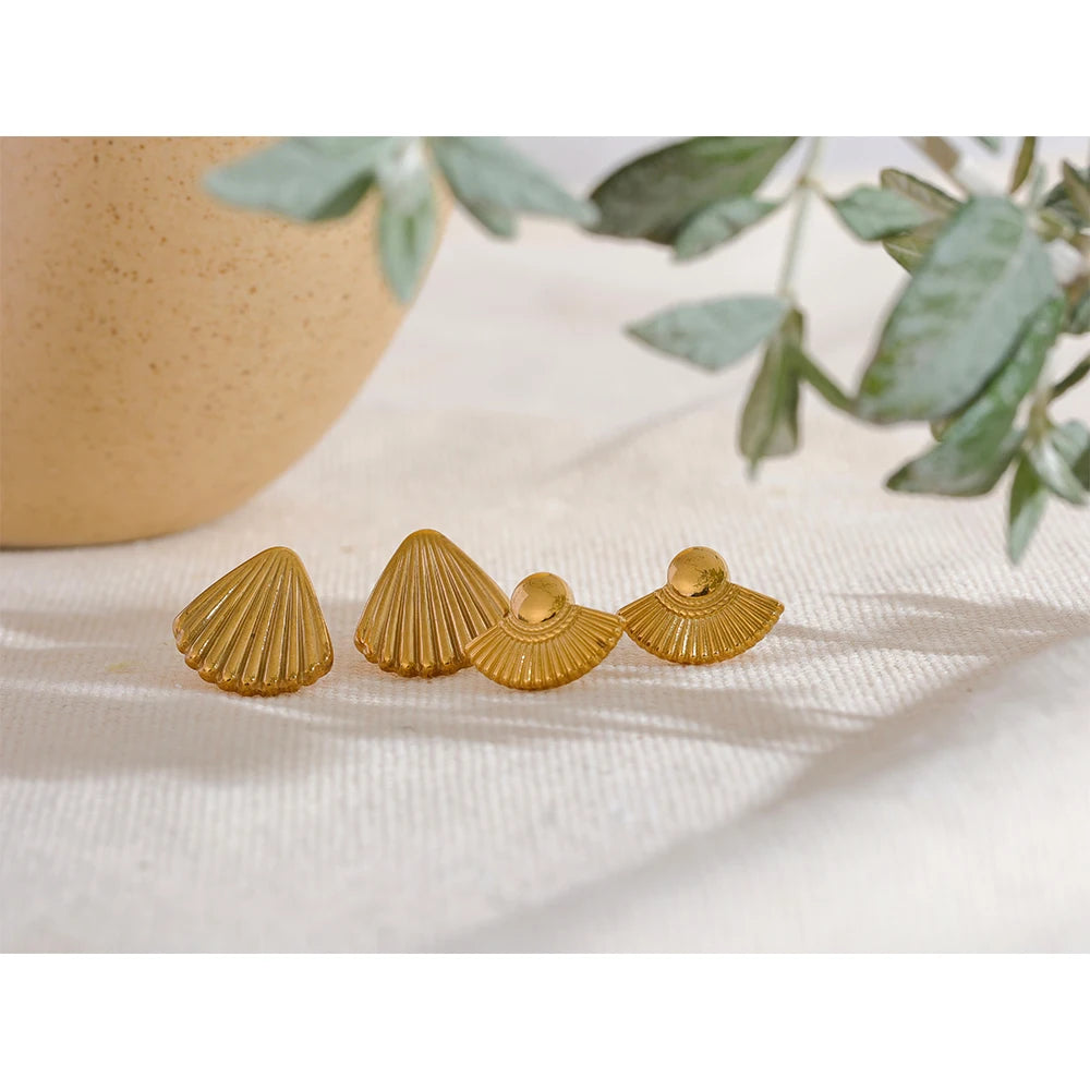 Boucle d'oreille coquillage Zéphyr - Ma boutique