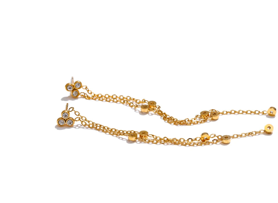 Boucle d'oreille pendante Pascaline - Ma boutique