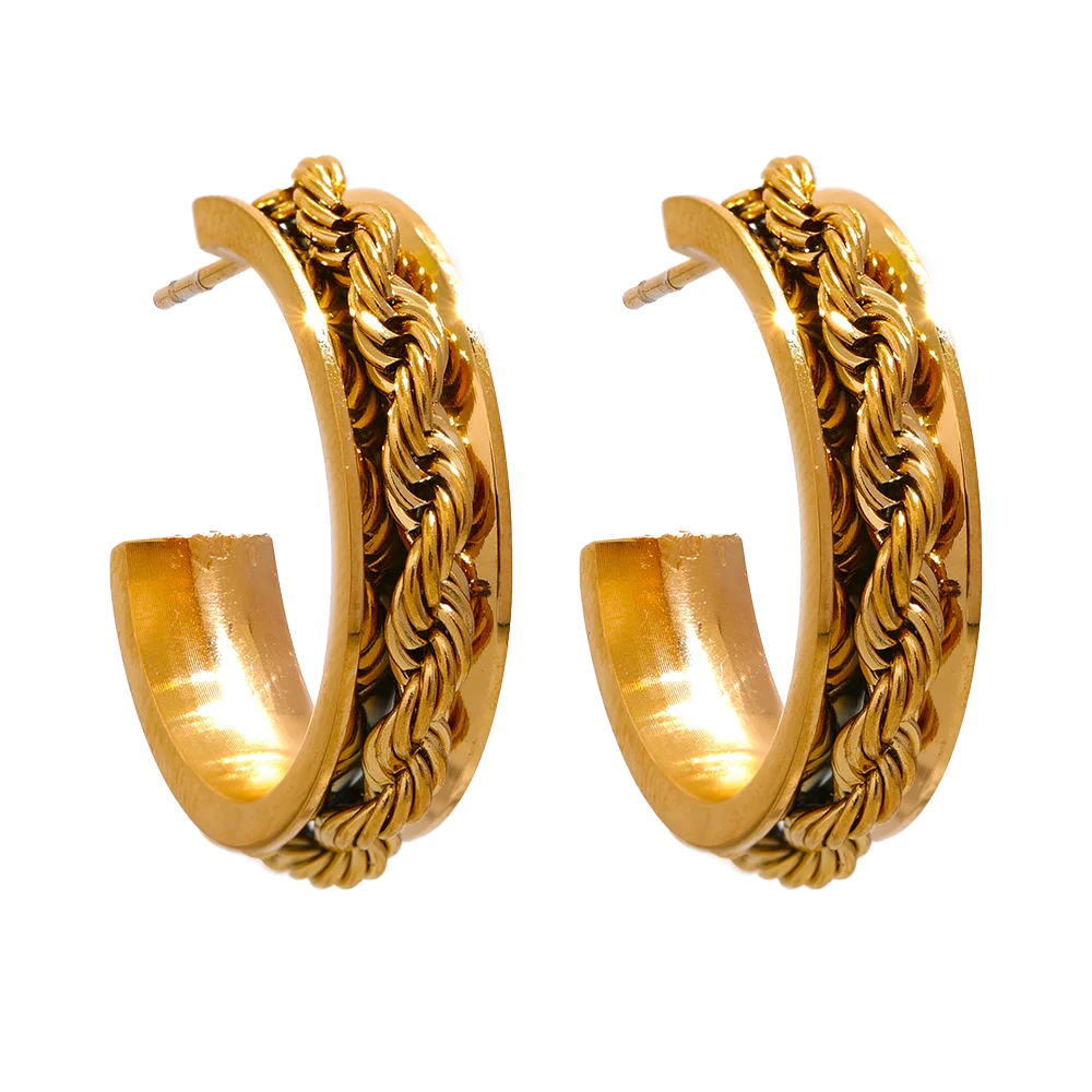 Boucle d'oreille créole Célestine - Ma boutique