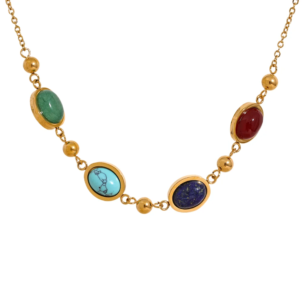 Collier avec pierre naturelle Nova - Ma boutique