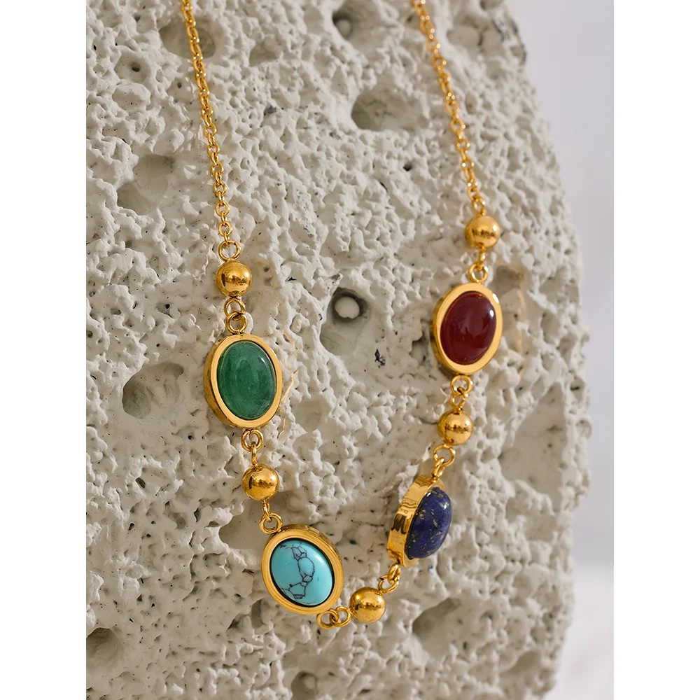 Collier avec pierre naturelle Nova - Ma boutique