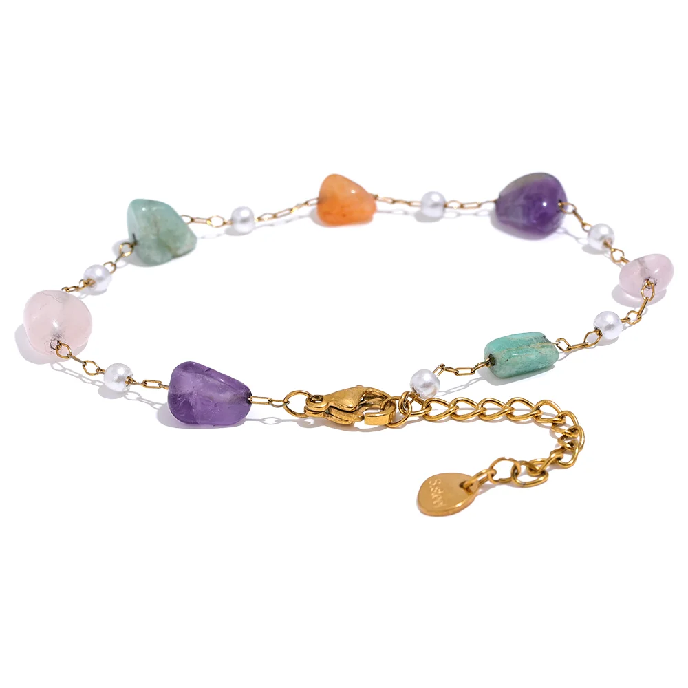 Collier femme pierres naturelles Cassiopeia - Ma boutique