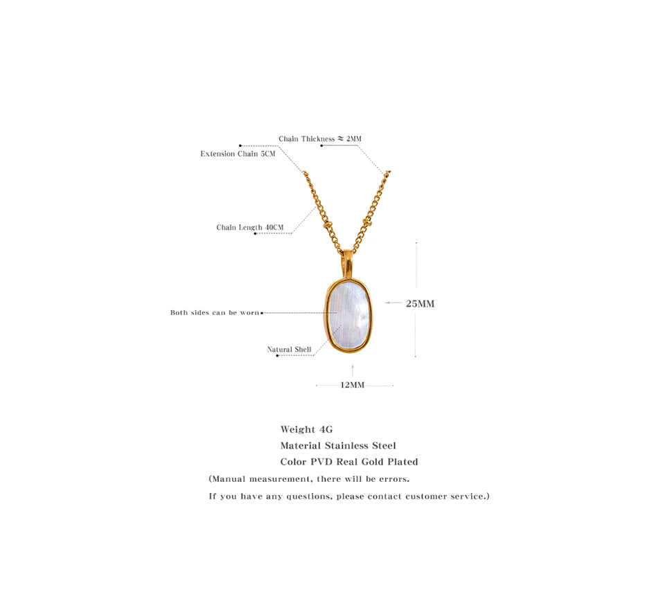 Collier plaqué or avec coquillage naturel Thalassa - Ma boutique
