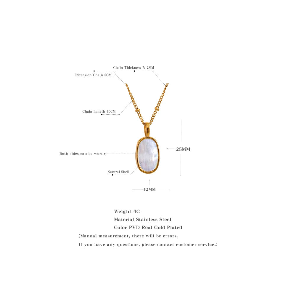 Collier plaqué or avec coquillage naturel Thalassa - Ma boutique