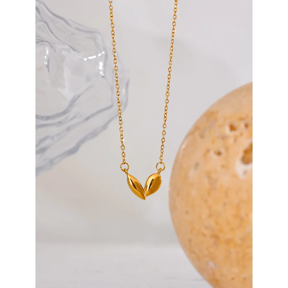 Collier plaqué or chic Luna - Ma boutique