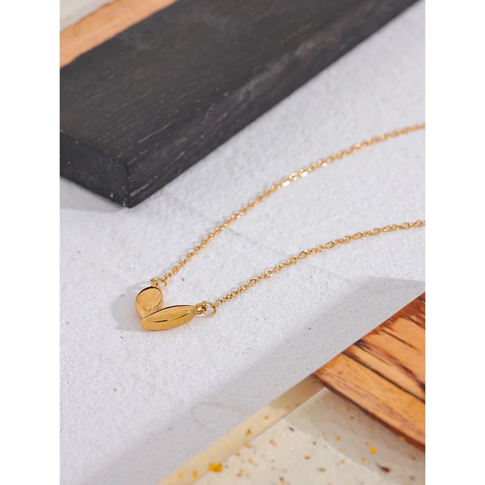 Collier plaqué or chic Luna - Ma boutique
