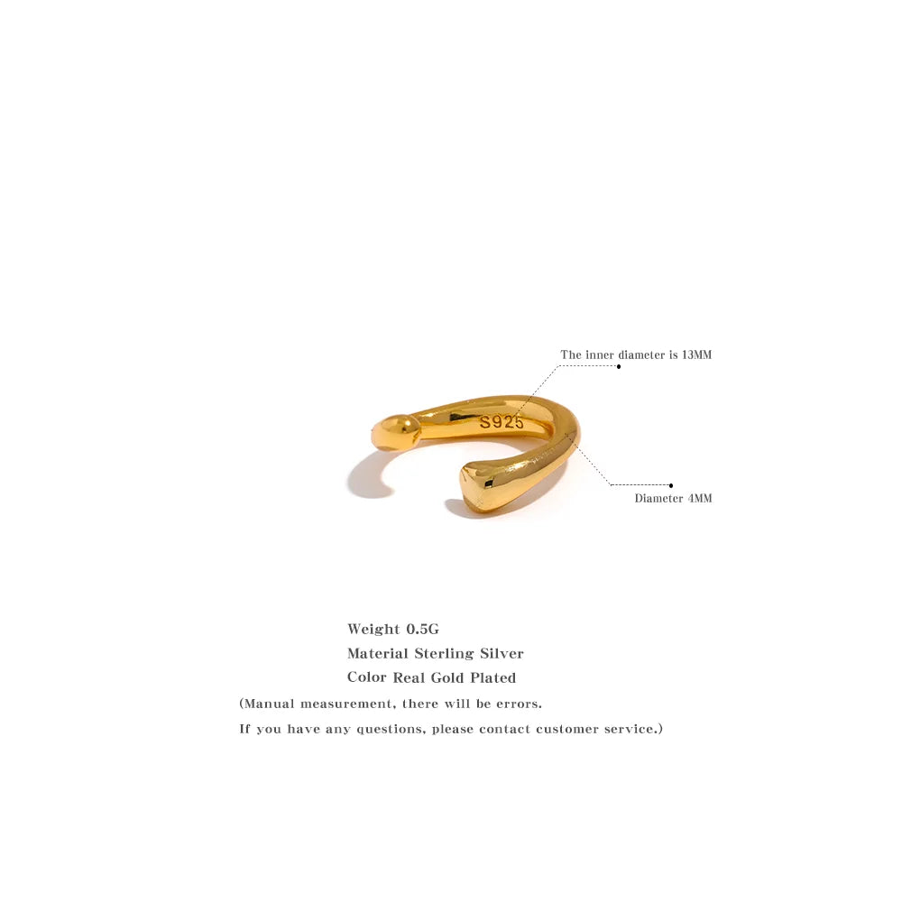 Ear cuff argent sterling 925 Astrée - Ma boutique