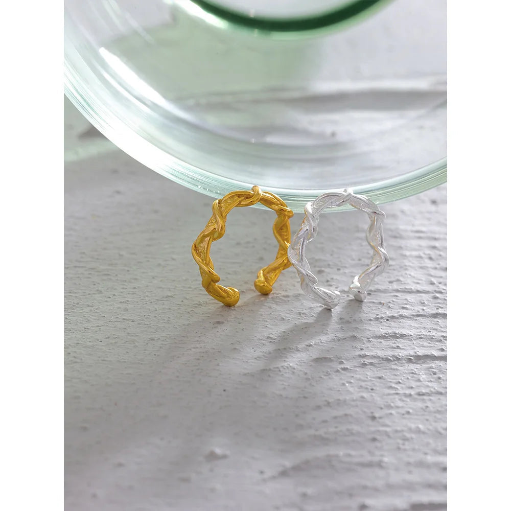 Ear cuff argent sterling 925 Nyx - Ma boutique