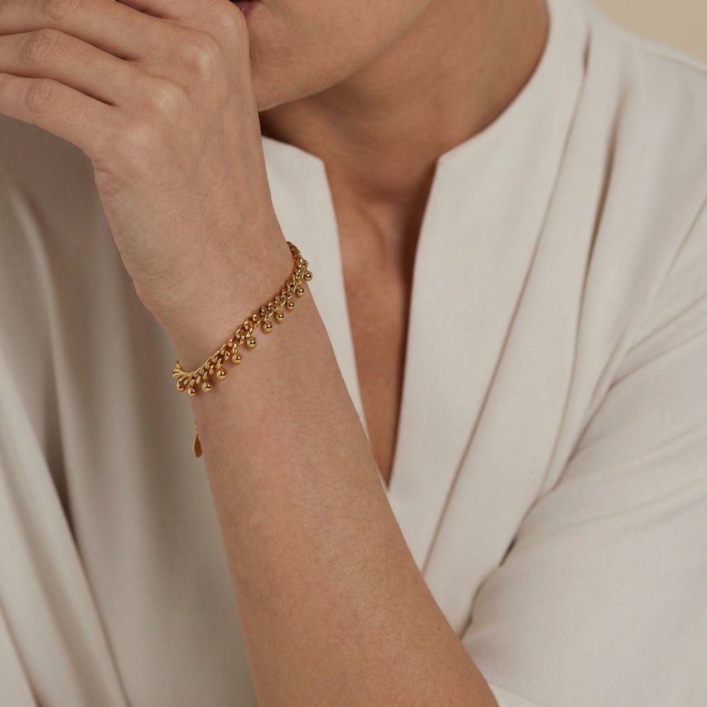 Bracelet chaîne à maille - L'atelier des bijoux