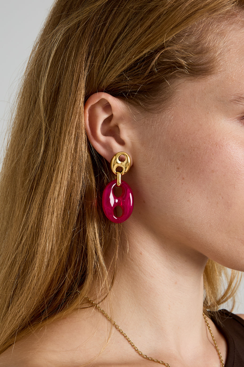 Boucles d'oreilles pendantes en acrylique, forme géométrique, collection simple et décontractée pour femmes