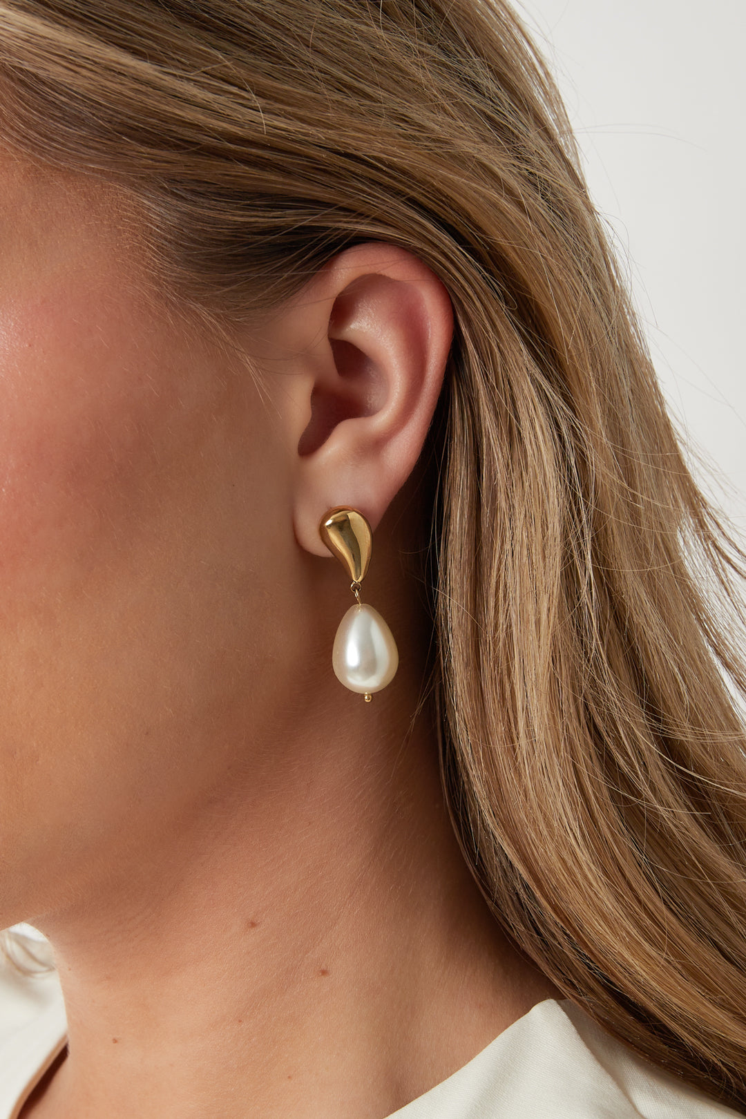 Boucles d'oreilles pendantes en acier inoxydable, forme irrégulière, collection Simple Daily Simple, bijoux pour femmes