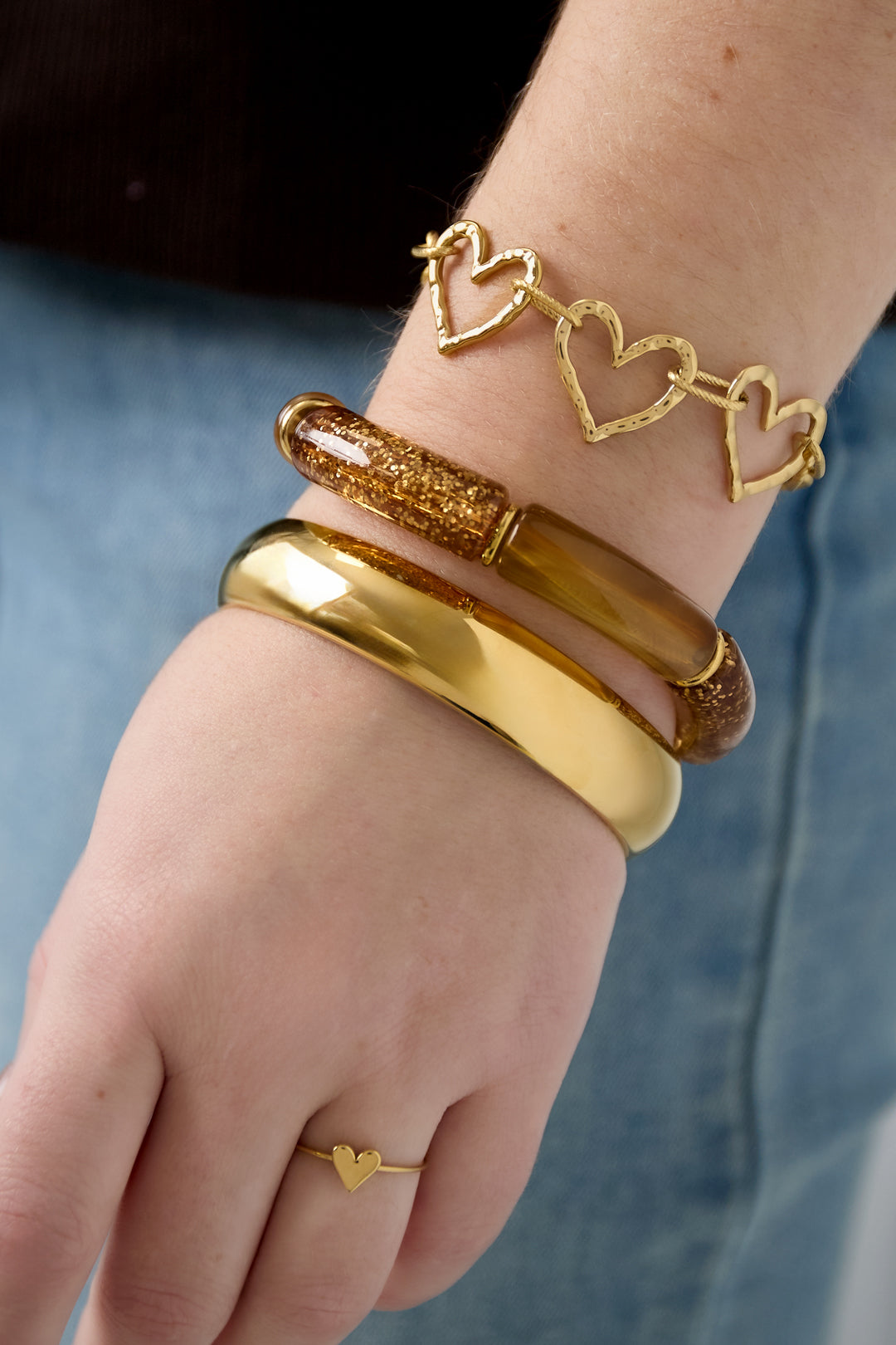 Bracelets en perles acryliques, série rétro classique quotidienne, bijoux pour femmes