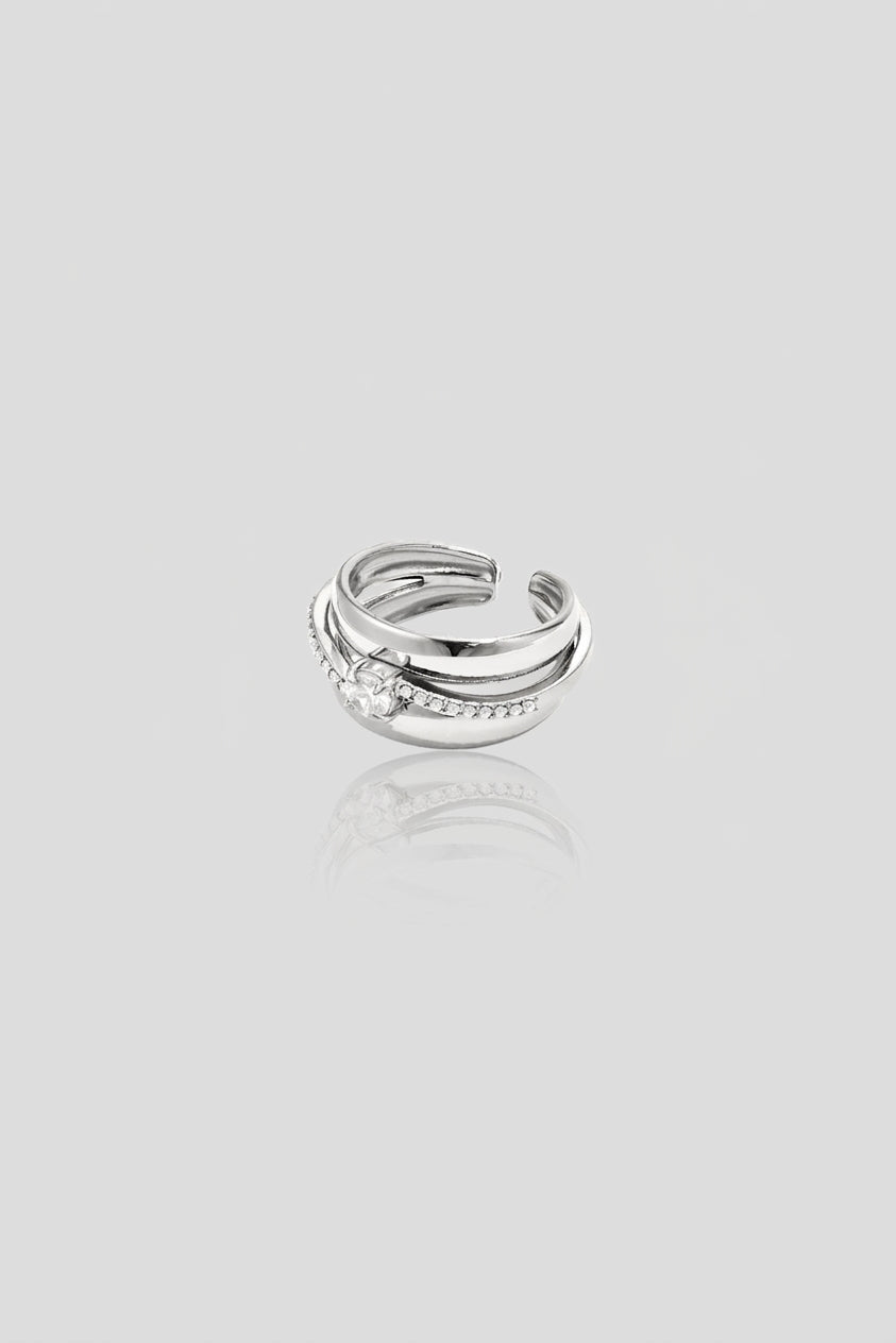 =Bague Aria Argent | Atelier des bijoux