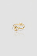 Bague Cœur Ajustable Célina