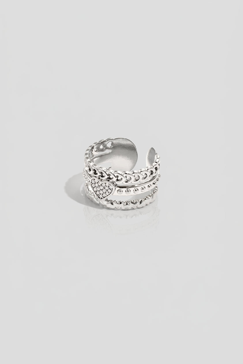 =Bague Cœur Argent | Atelier des bijoux
