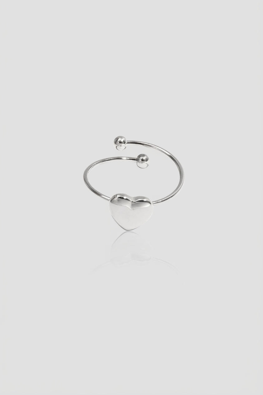 =Bague Cœur Argent | Atelier des bijoux