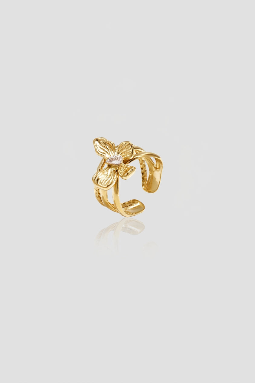 =Bague Fleur Statement Or | Atelier des bijoux