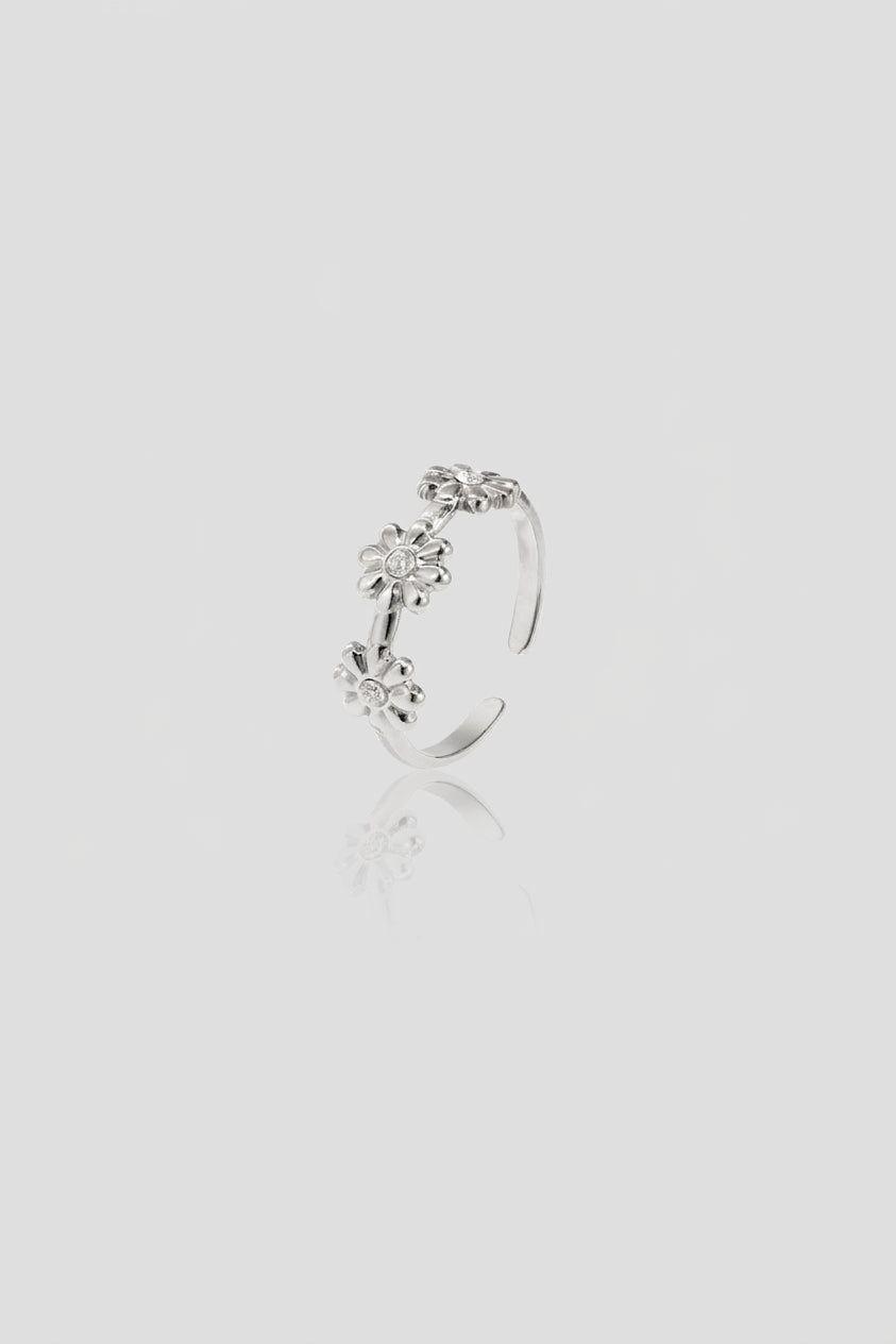 =Bague Flora Argent | Atelier des bijoux