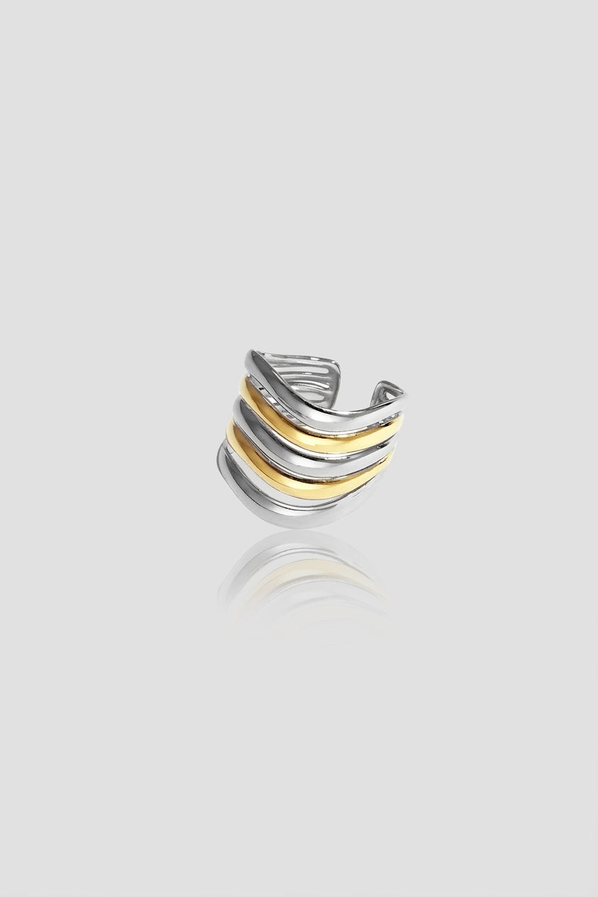 =Bague Parallèle Argent | Atelier des bijoux