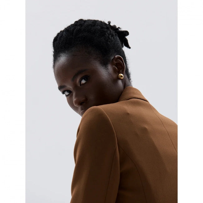 Boucle d'oreille bicolore Soleil - Ma boutique