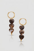=Boucles d'oreilles Alma Brun | Atelier des bijoux