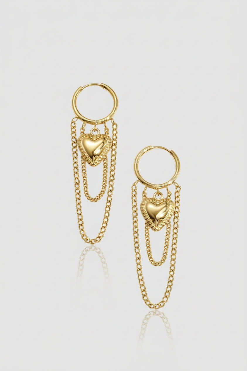 =Boucles d'oreilles Amoria or | Atelier des bijoux