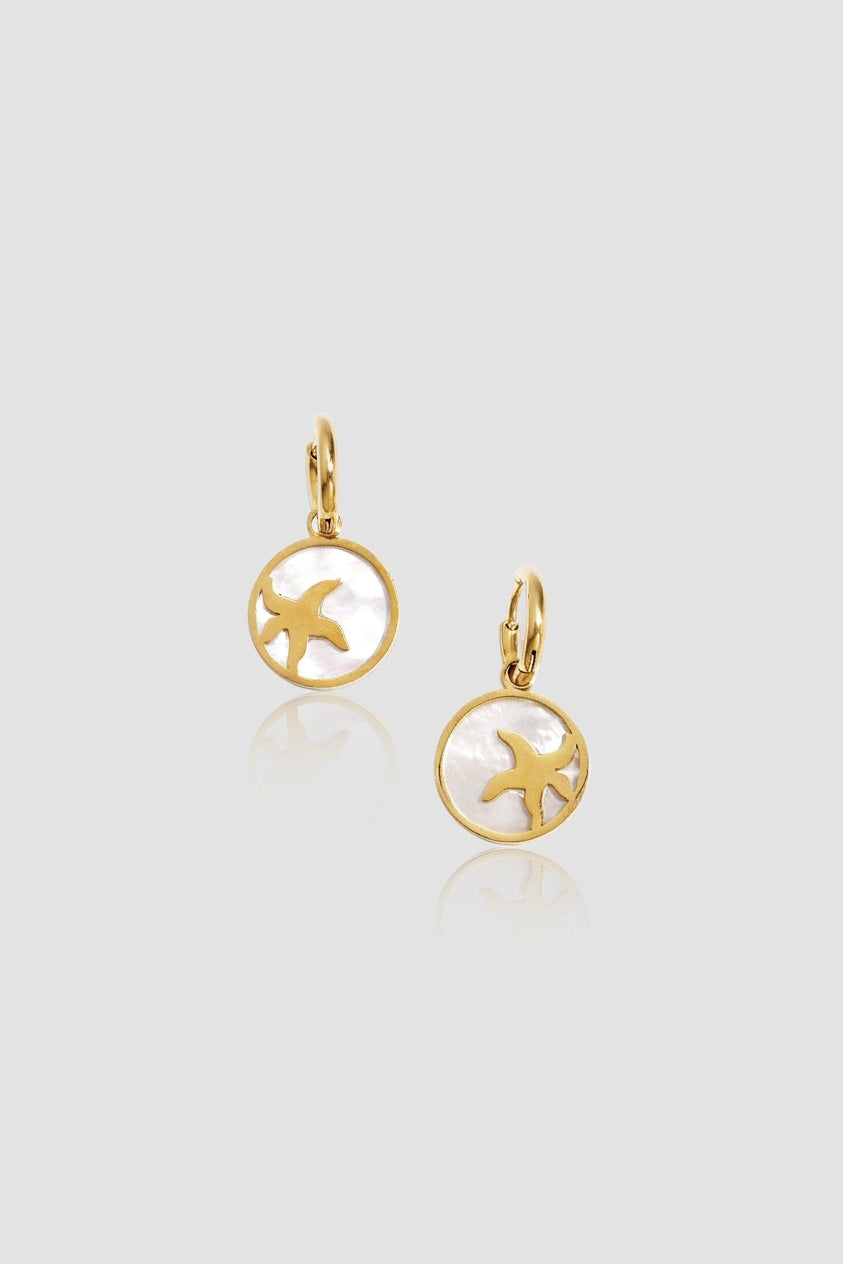 =Boucles d'oreilles Étoile Marine Or | Atelier des bijoux
