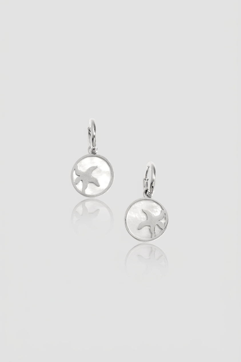 =Boucles d'oreilles Étoile Marine Argent | Atelier des bijoux