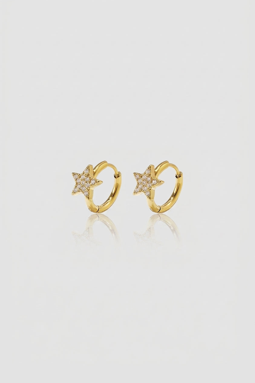 =Boucles d'oreilles Étoile stylée Or | Atelier des bijoux