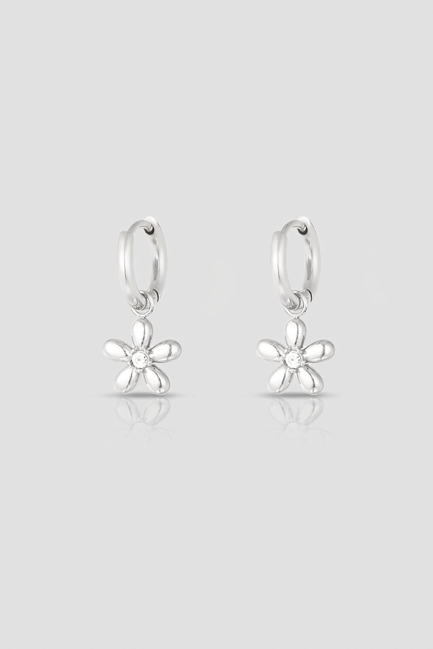 =Boucles d'oreilles Fleur Argent | Atelier des bijoux