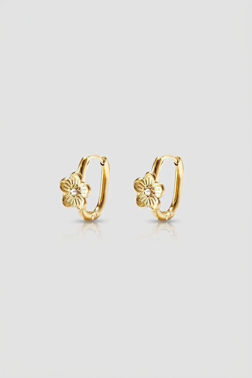 =Boucles d'oreilles Flora Or | Atelier des bijoux